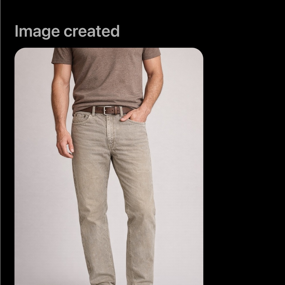 Men's Classic Levi”s Tan Jeans - Picture 1 of 7